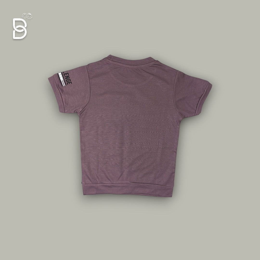 KIDS RUST T-SHIRT & GREY NICKER