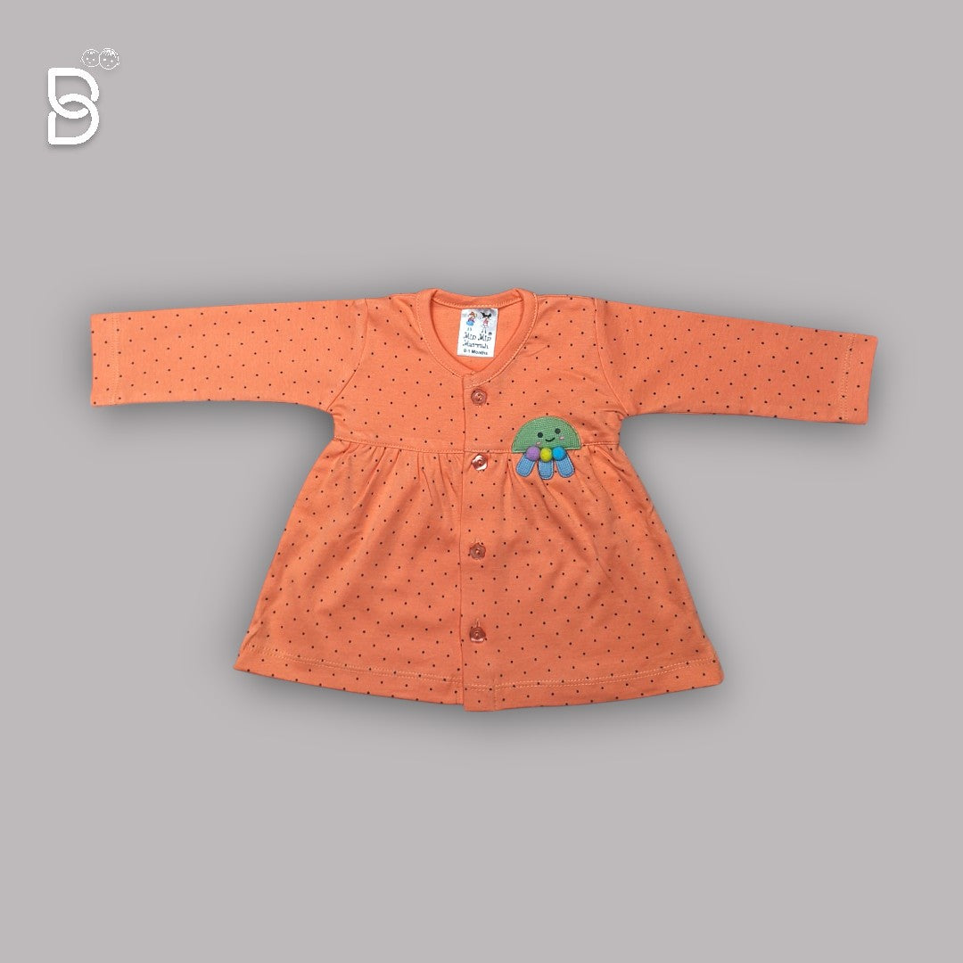 GIRLS COTTON FROCK NEW BORN