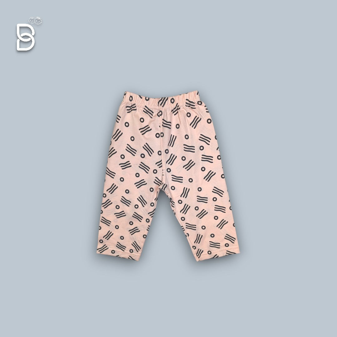 NEW BORN SOFT COTTON NIGHT SUITS PEACH COLOR