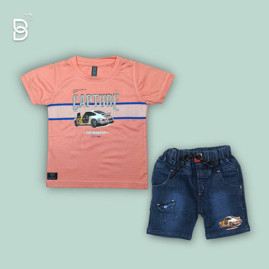 NEW BORN T-SHIRT AND  NICKER - O&O