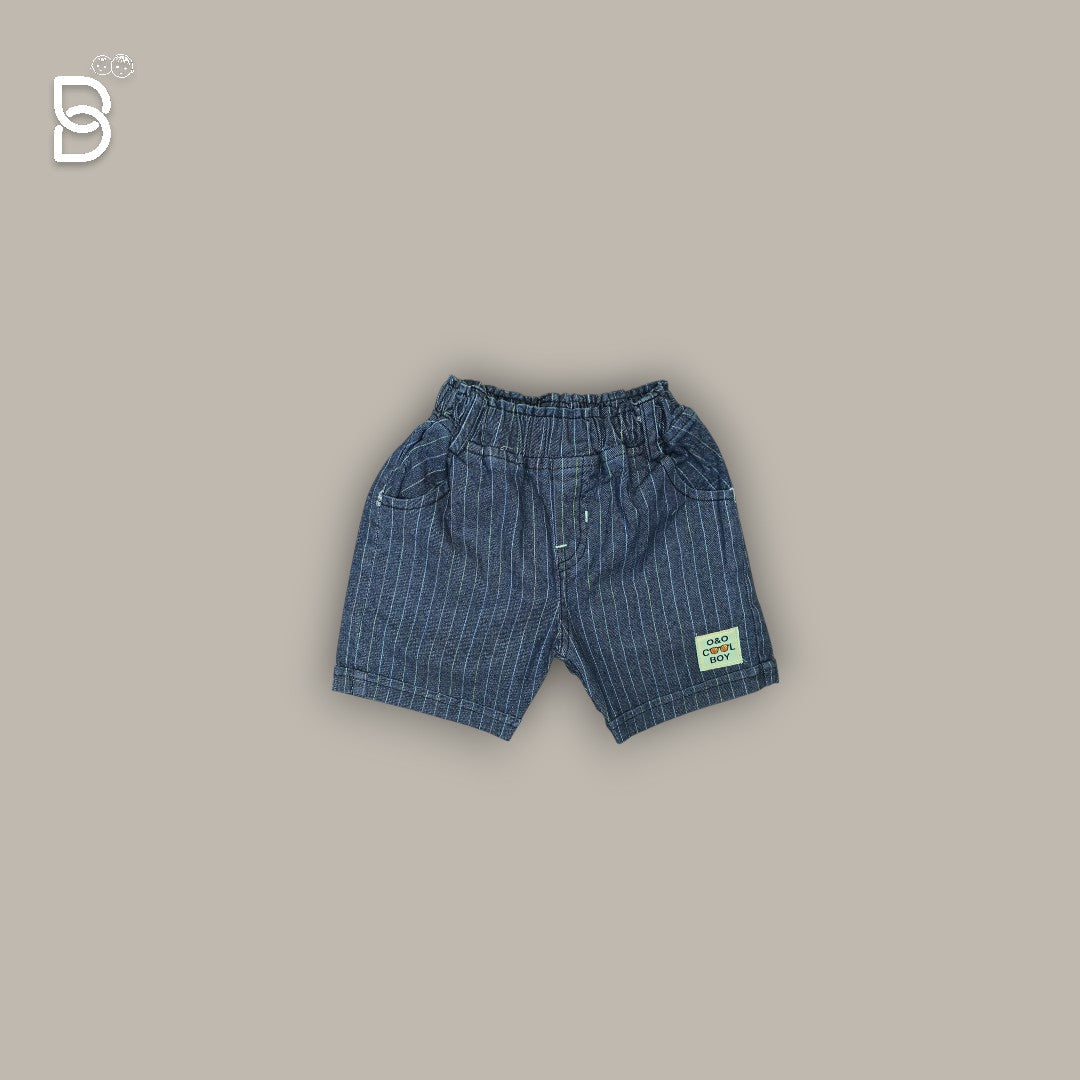 BOYS PRINTED T-SHIRT AND NICKER PISTA GREEN - O&O