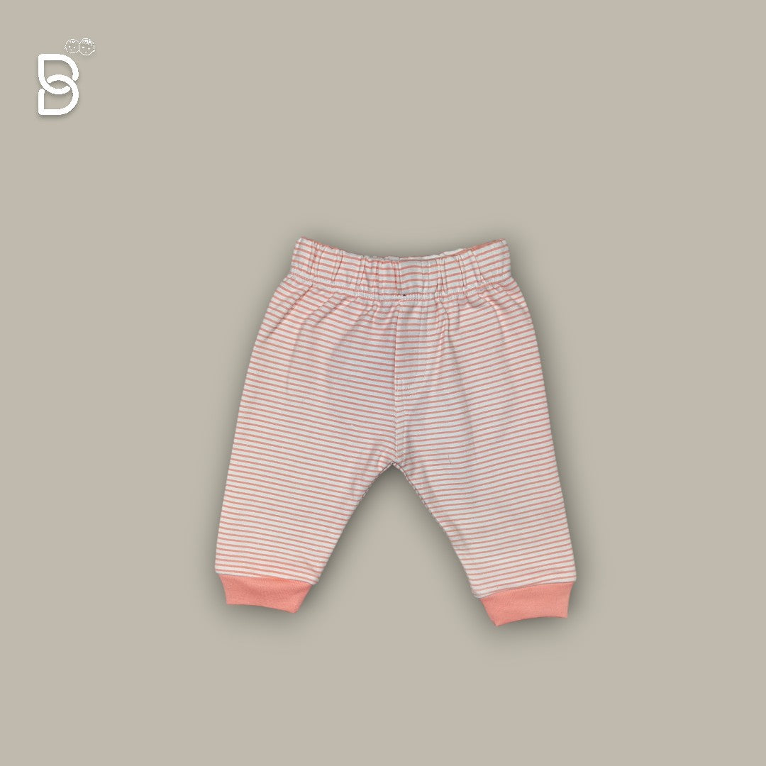 COTTON T-SHIRT PANT PEACH COLOUR