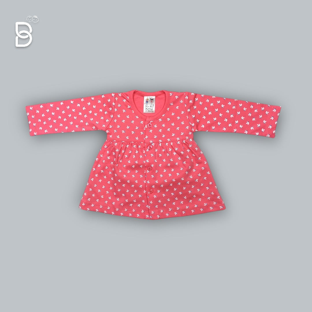 GIRLS COTTON FROCK NEW BORN