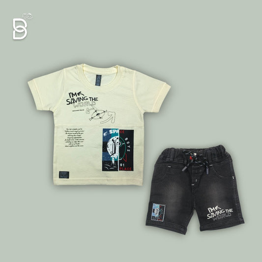 NEW BORN T-SHIRT AND  NICKER - O&O