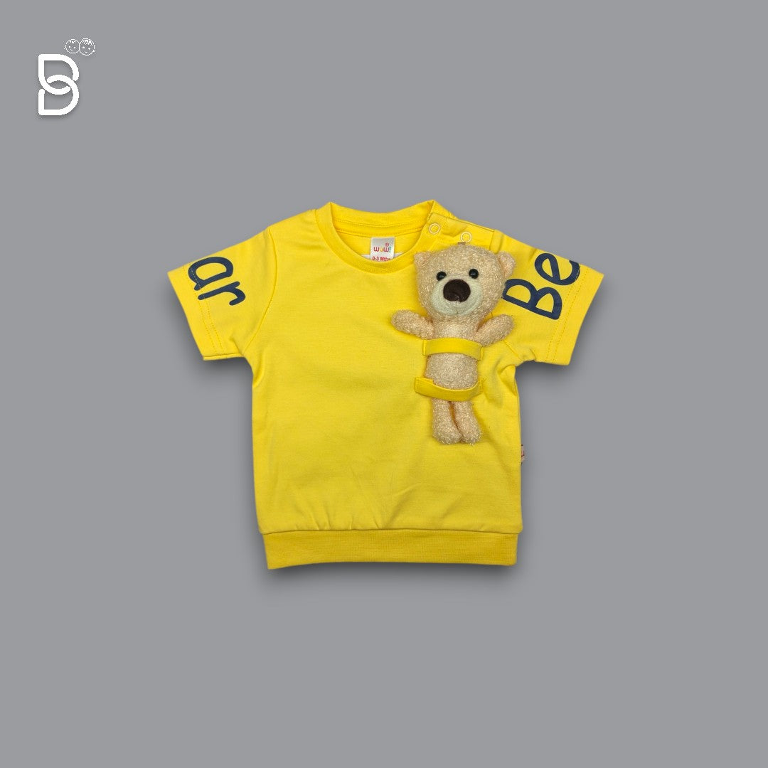 KIDS YELLOW T-SHIRT BLUE NICKER