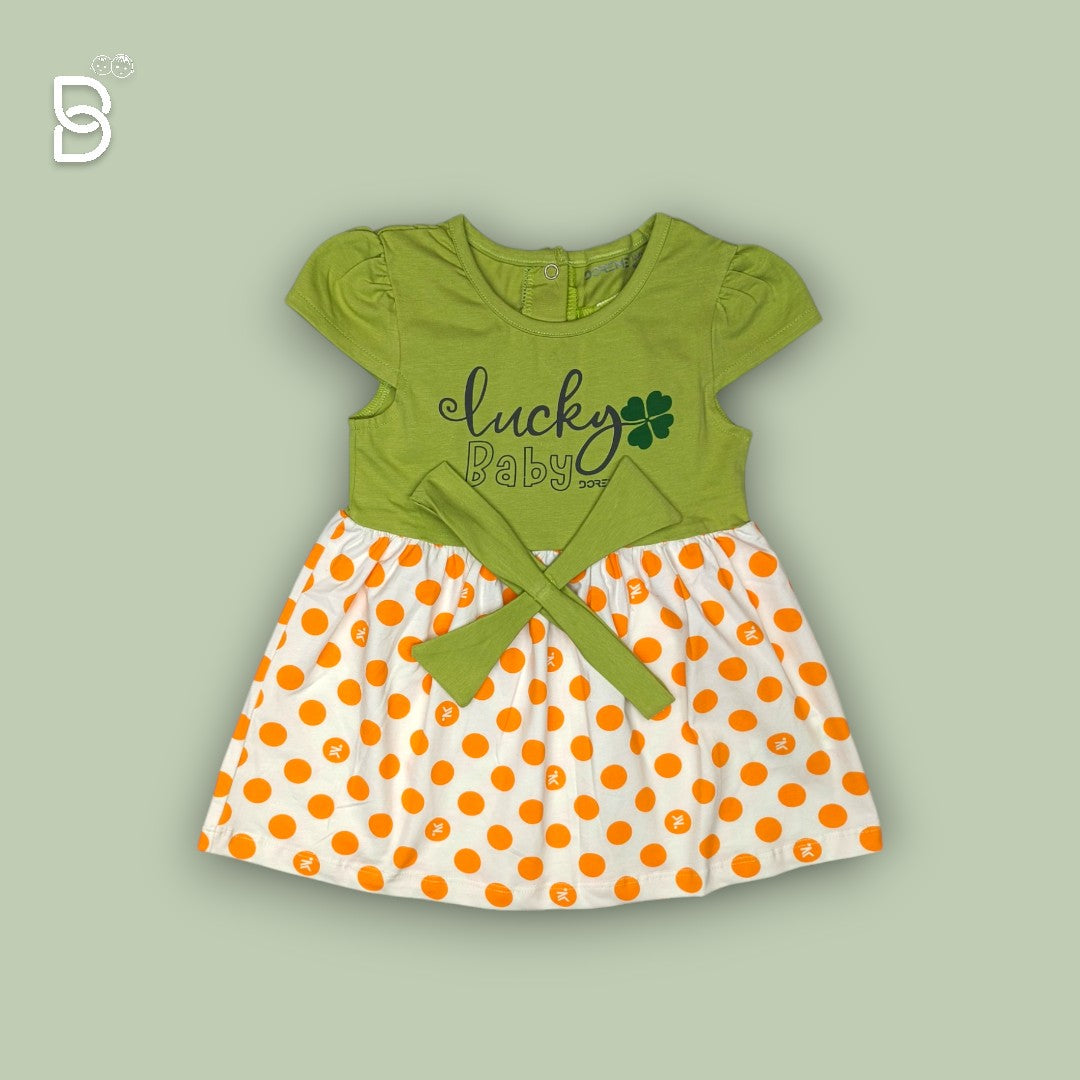 GIRLS CASUAL WEAR T-SHIRT GREEN COLOR