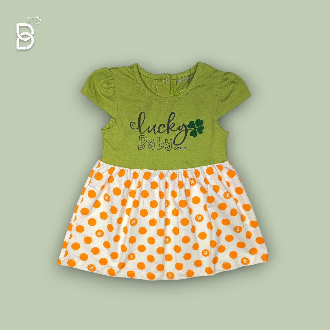 GIRLS CASUAL WEAR T-SHIRT GREEN COLOR