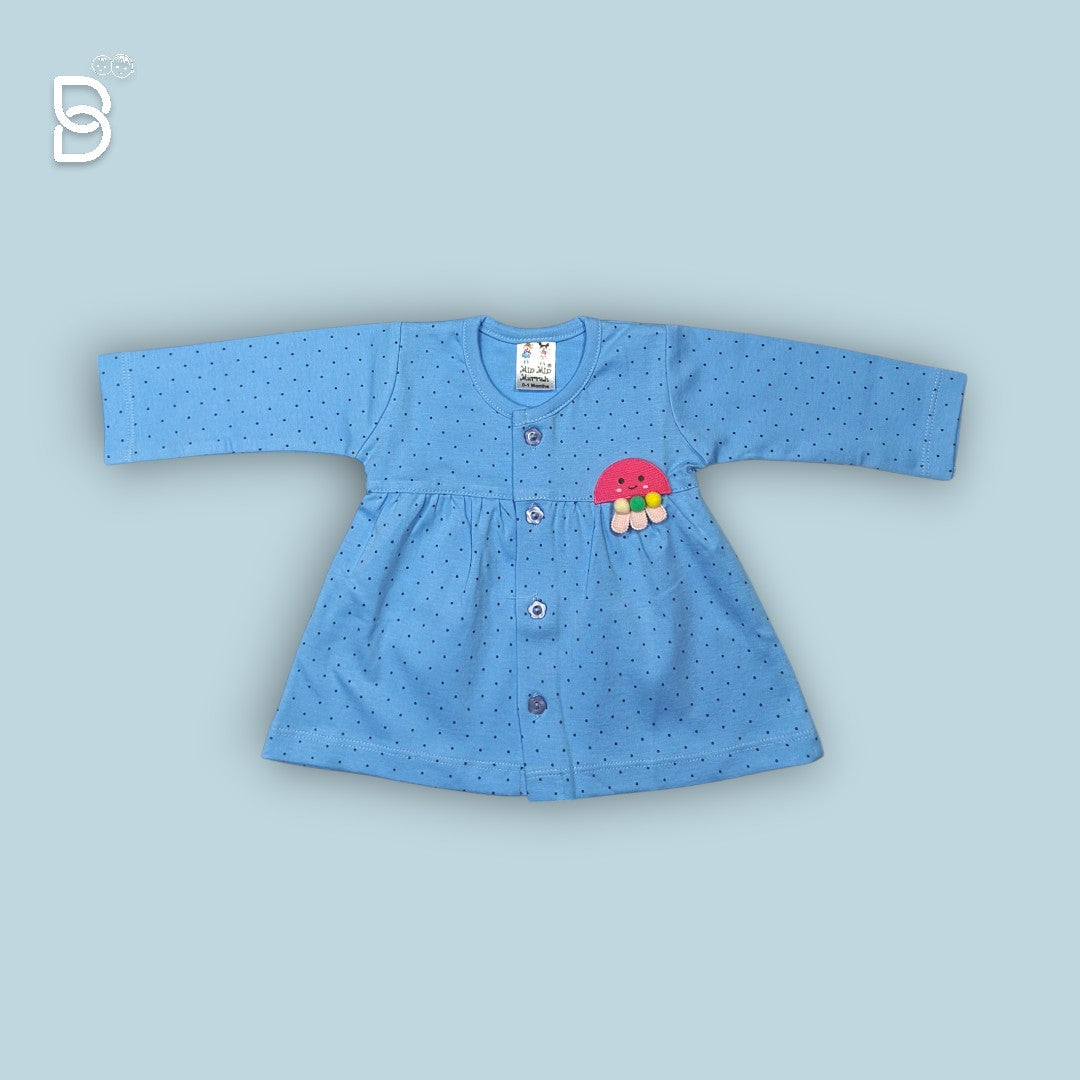 GIRLS COTTON FROCK NEW BORN