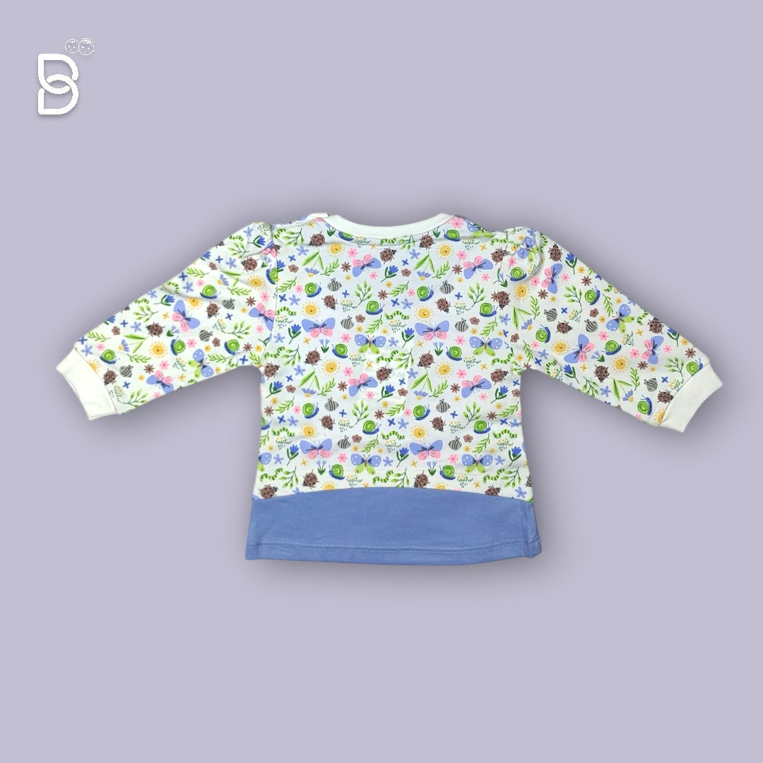 NEW BORN BABY GIRL JOGGER SET BLUE - MINI TAURUS