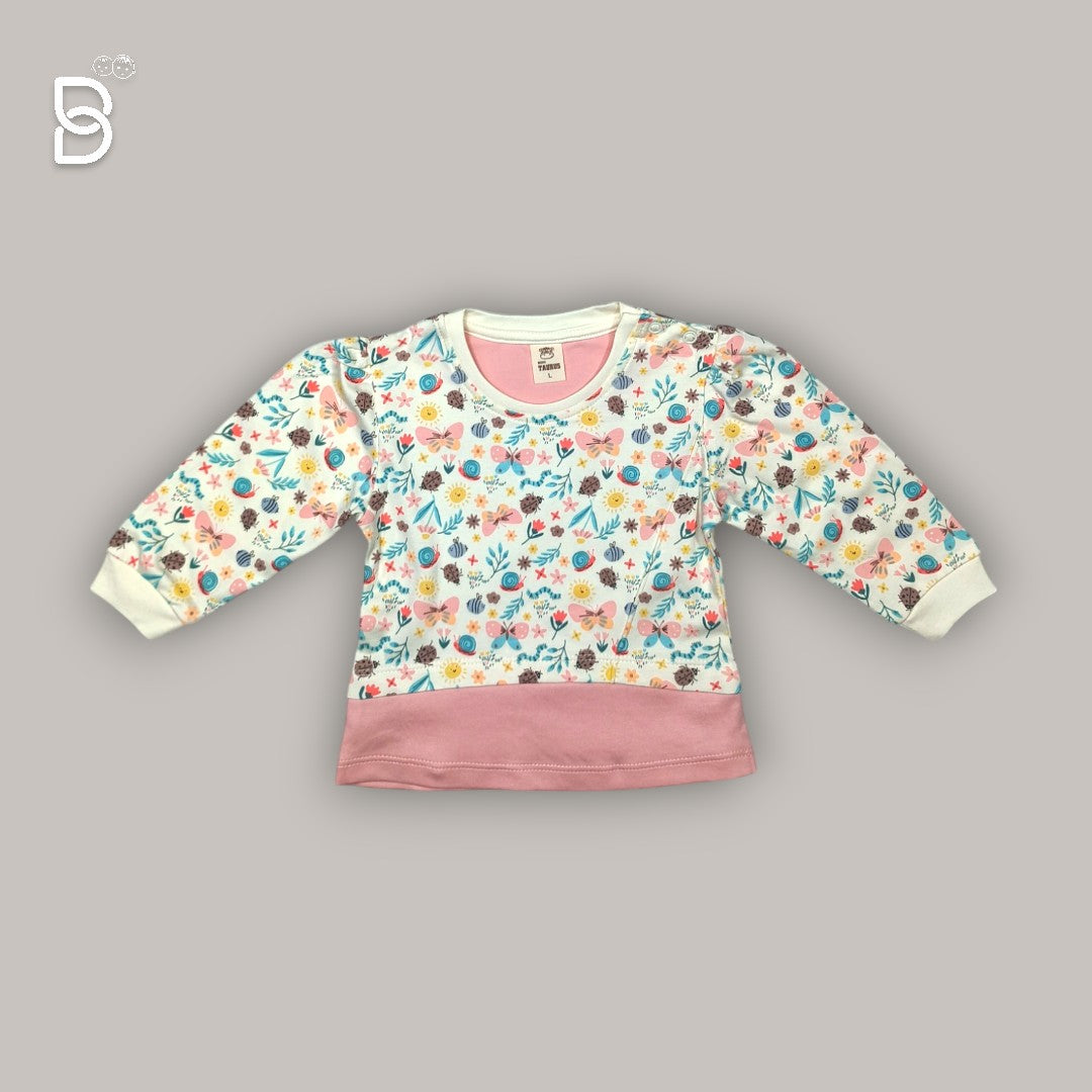 NEW BORN BABY GIRL JOGGER SET ORANGE- MINI TAURUS