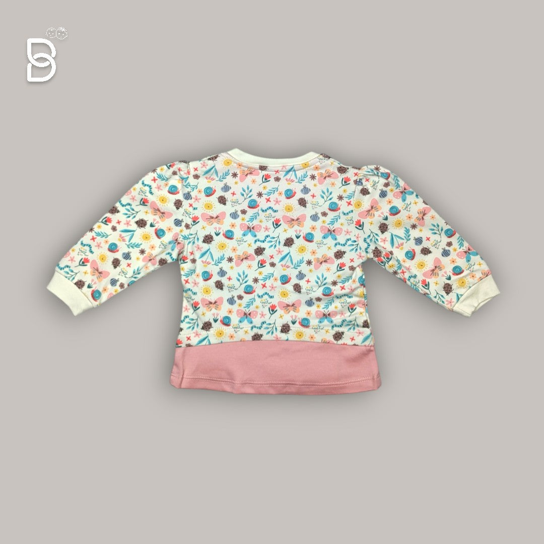 NEW BORN BABY GIRL JOGGER SET ORANGE- MINI TAURUS