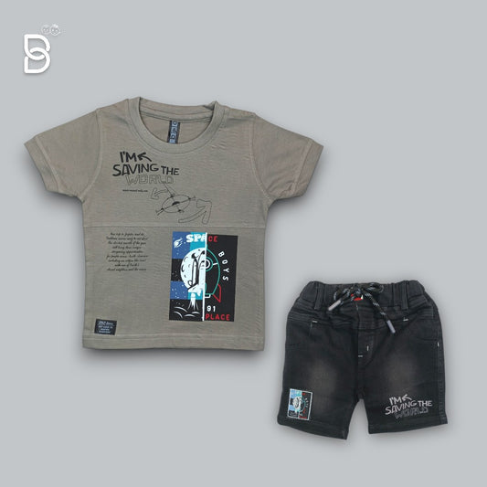 NEW BORN T-SHIRT AND  NICKER - O&O