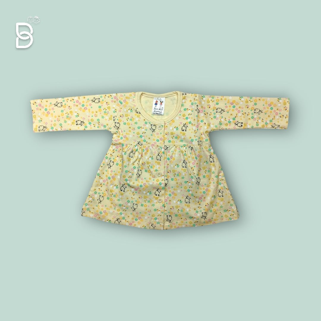NEW BORN BABY COTTON FROCK