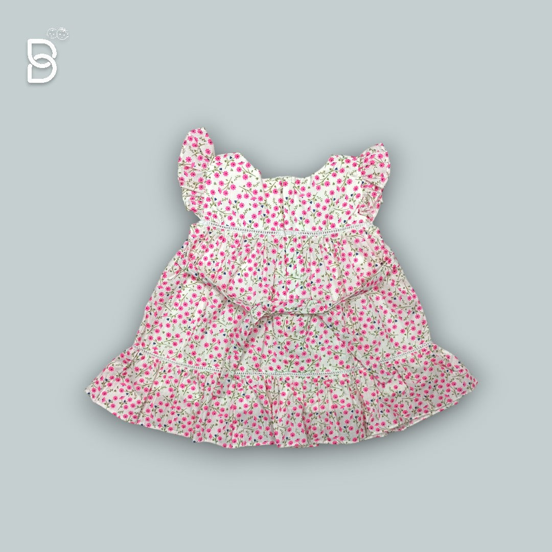 NEW BORN BABY GIRL COTTON FROCK