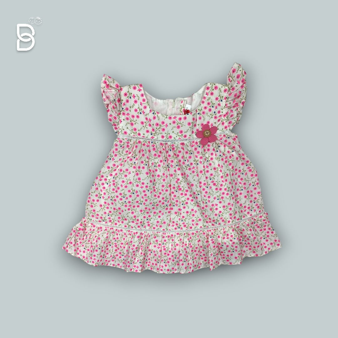 NEW BORN BABY GIRL COTTON FROCK