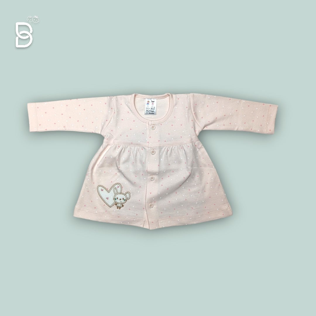NEW BORN BABY COTTON FROCK