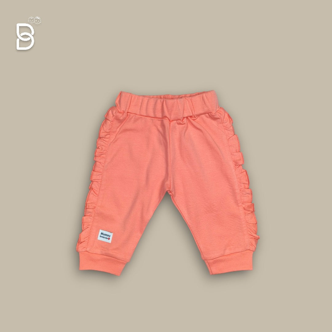 NEW BORN BABY GIRL JOGGER SET ORANGE - MINI TAURUS