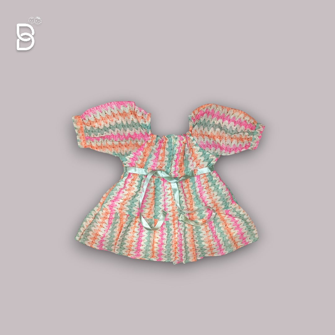 NEW BORN BABY FROCK MULTI - JILAX