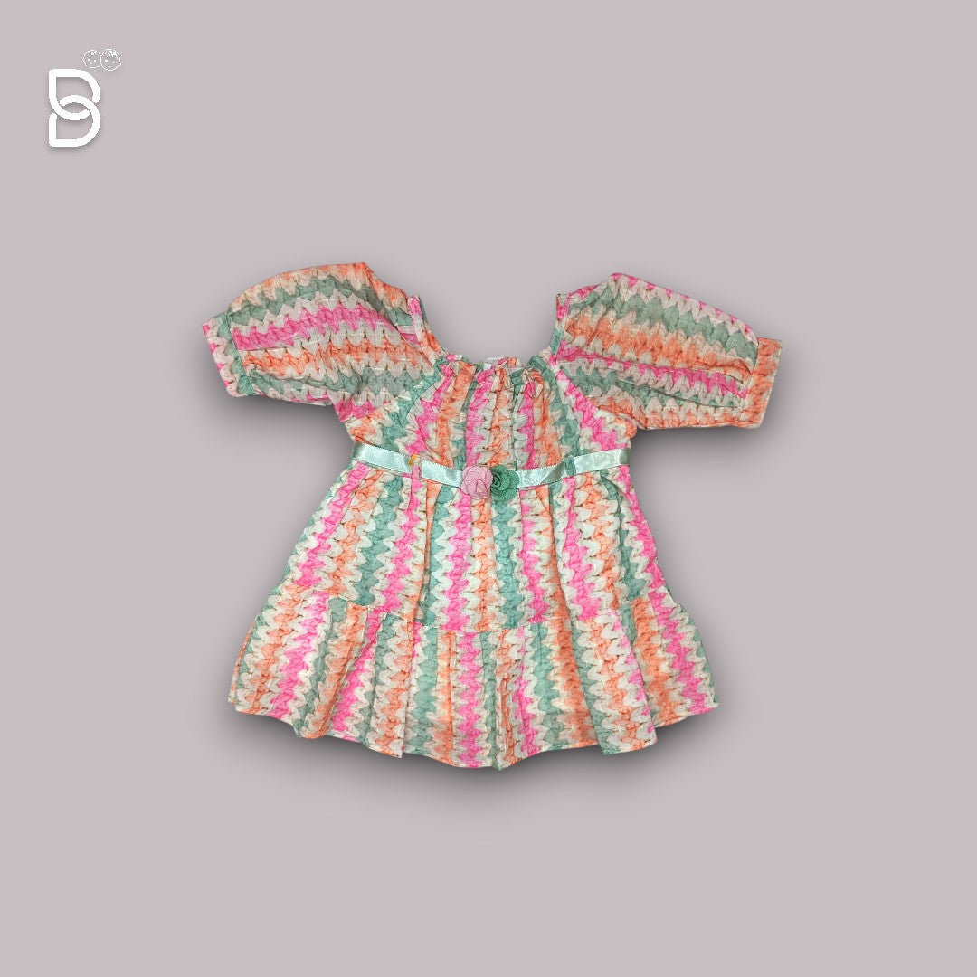 NEW BORN BABY FROCK MULTI - JILAX