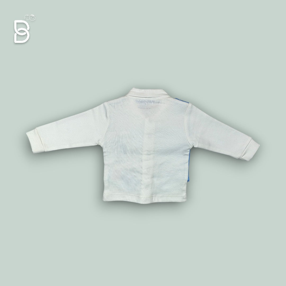 NEW BORN BABY BOY SHIRT AND JACKET WITH PANT