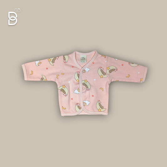 NEW BORN SOFT COTTON BODYSUIT (PEACH)