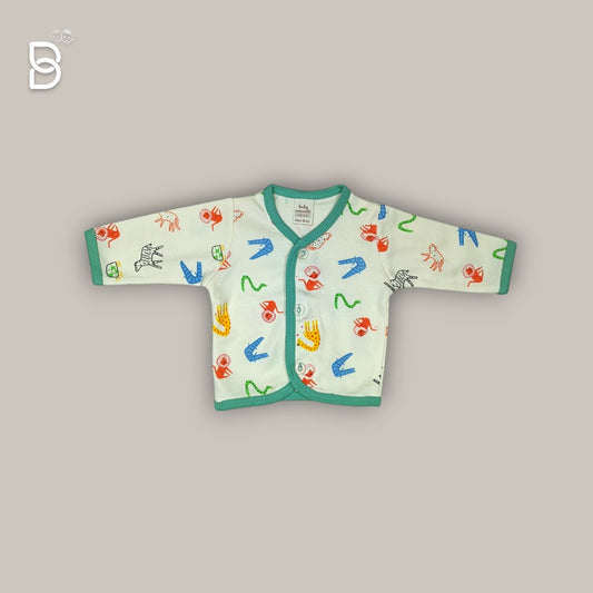 NEW BORN SOFT COTTON BODYSUIT (WHITE)