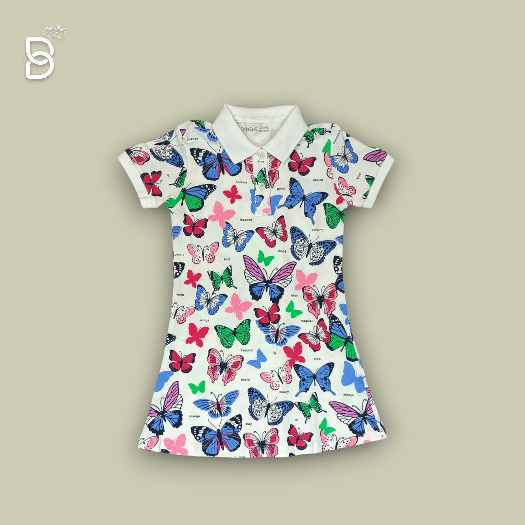 GIRLS CASUAL FLORAL FROCK