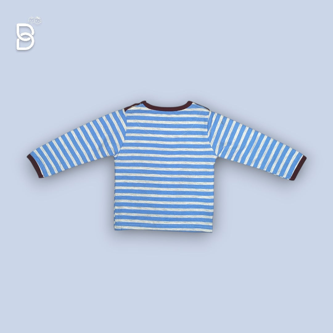 NEW BORN T-SHIRT AND PANT COMBO SKY BLUE T-SHIRT/NAVY BLUE PANT