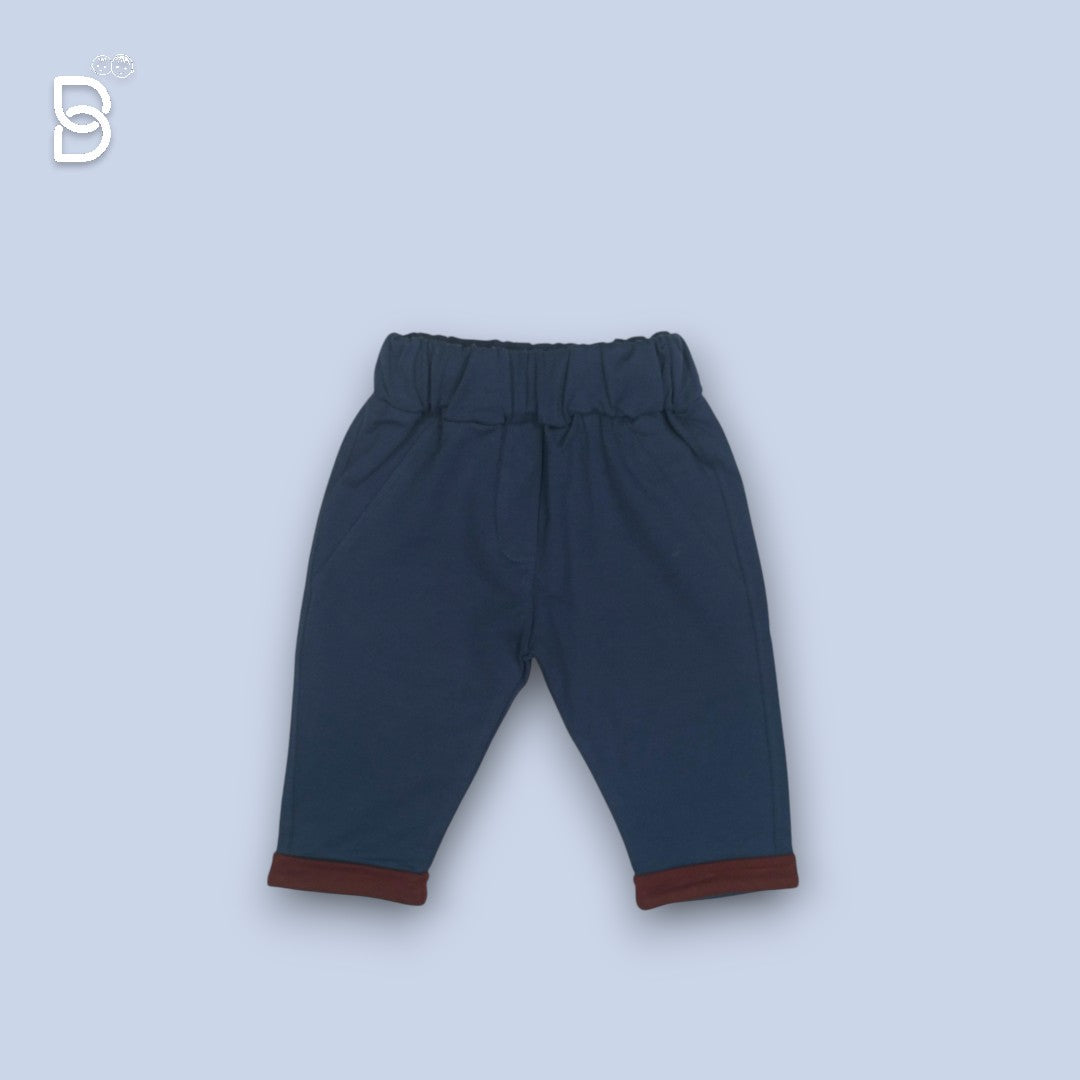 NEW BORN T-SHIRT AND PANT COMBO SKY BLUE T-SHIRT/NAVY BLUE PANT