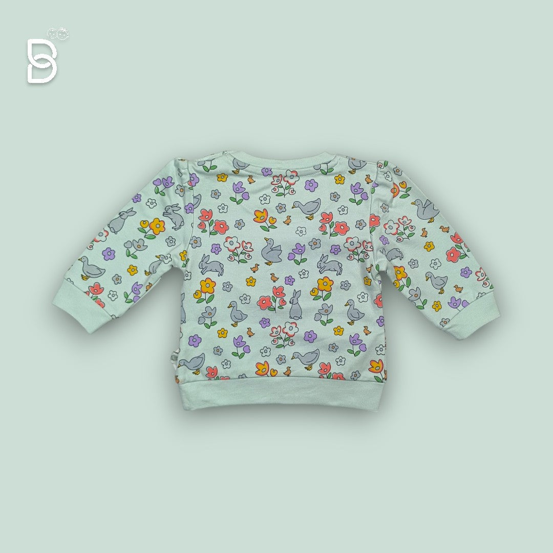 NEW BORN BABY GIRL JOGGER SET GREEN - MINI TAURUS