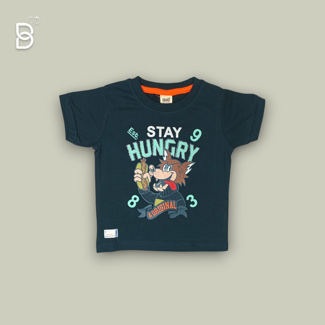 BOYS PRINTED T-SHIRT AND NICKER GREEN - UNO KIDS