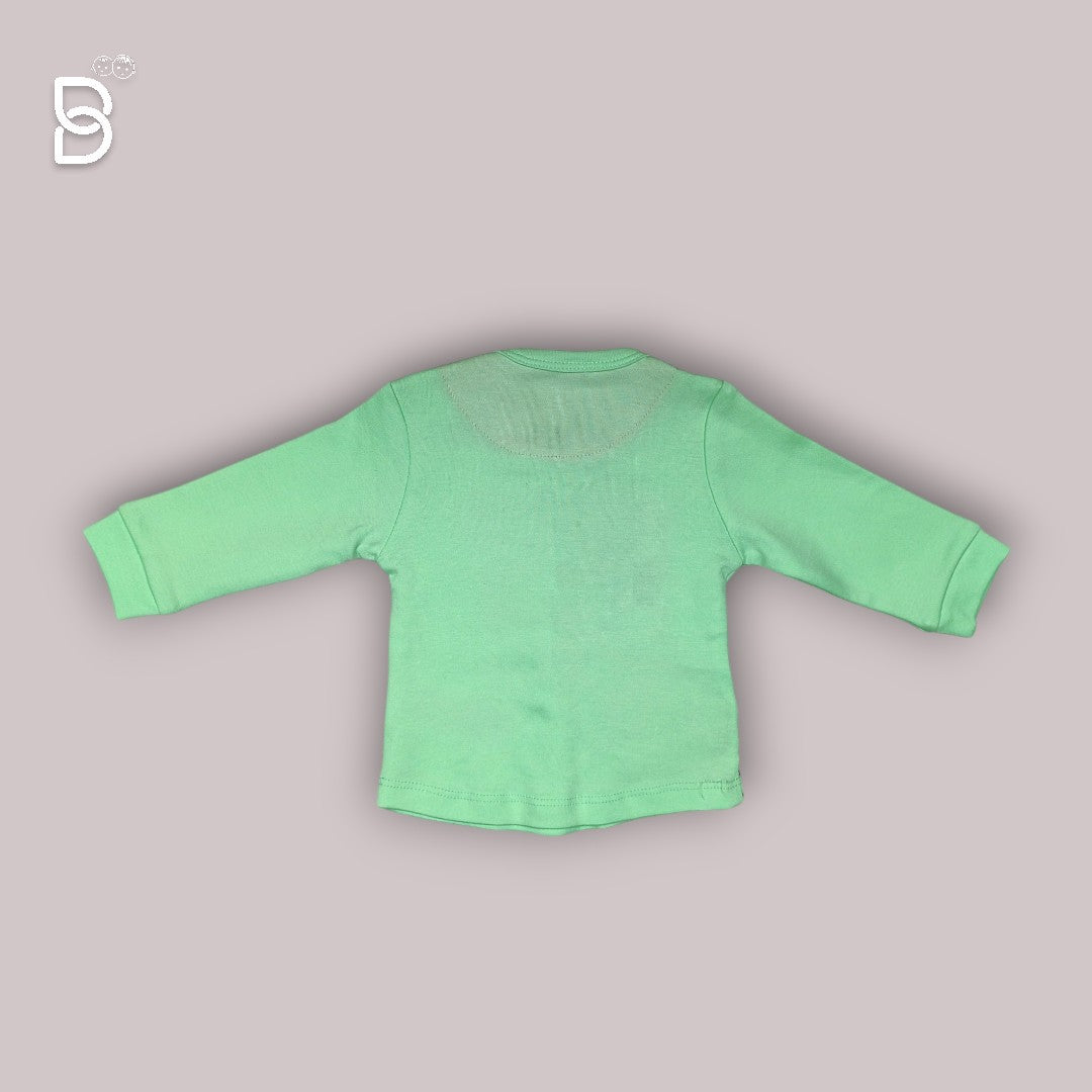 COTTON T-SHIRT PANT GREEN COLOUR
