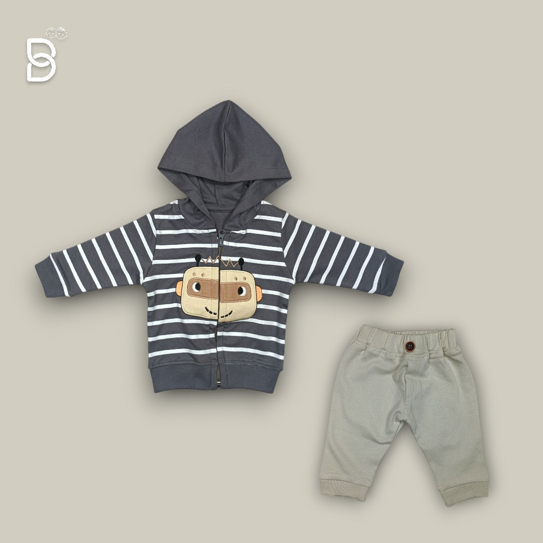 NEO NATE - HODDIE SWEETER WITH CAP AND BOTTOM