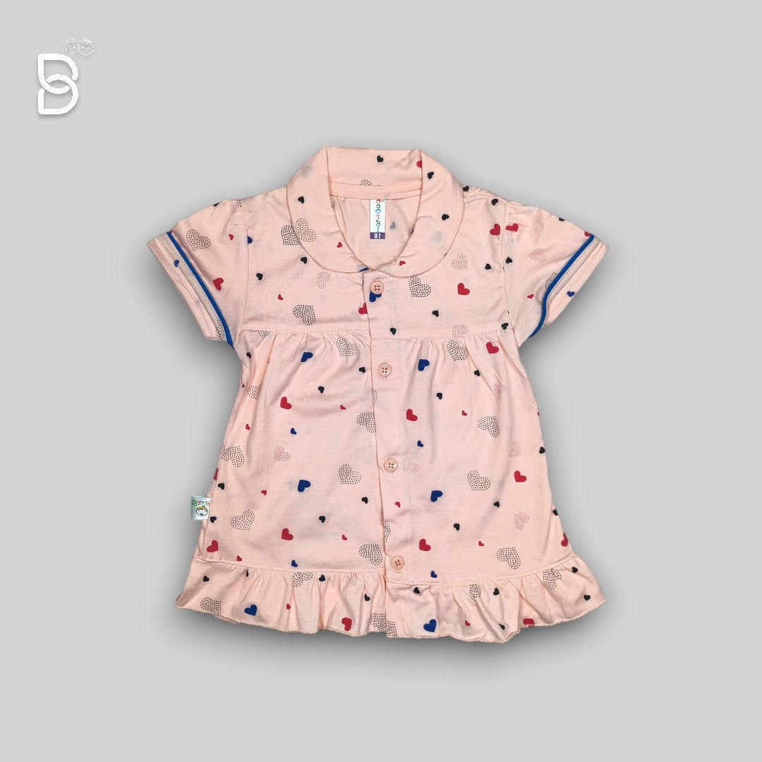 NEW BORN BABY GIRL SOFT COTTON SET