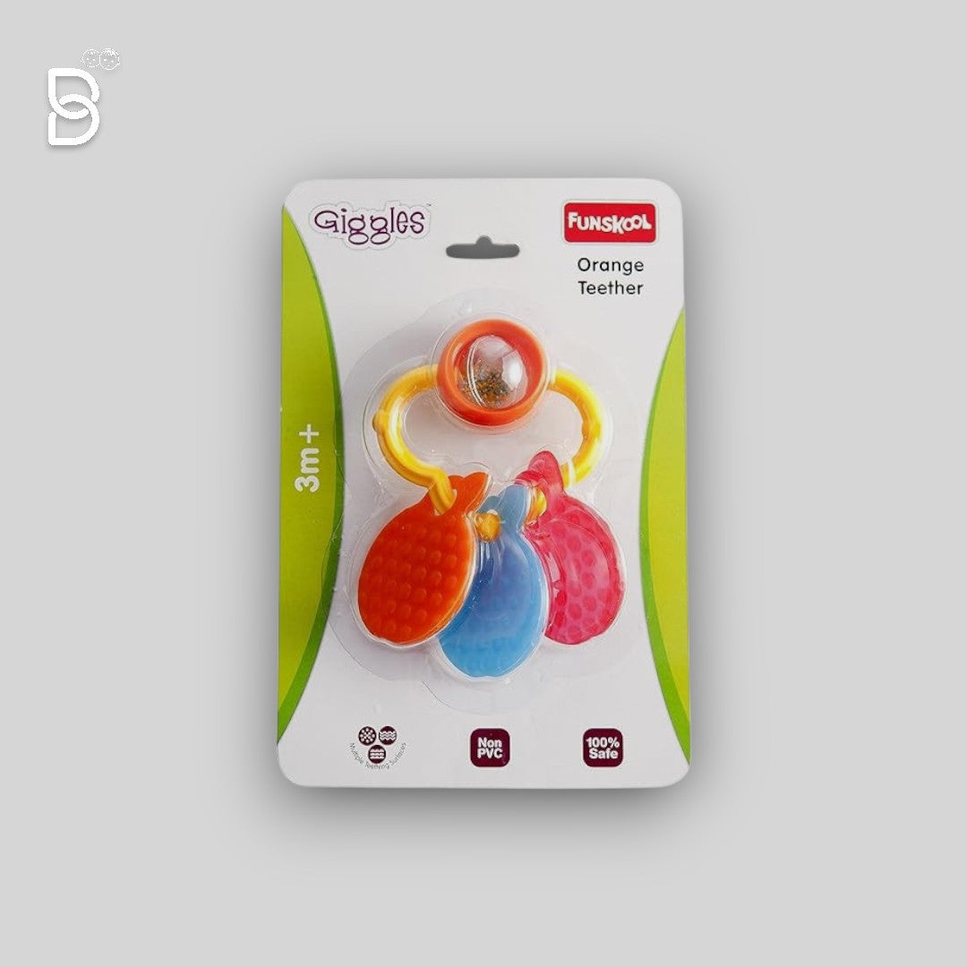 FUNSKOOL, TREE TEETHER RATTLE, MULTICOLOUR, TREE SHAPED RATTLE - TEETHER