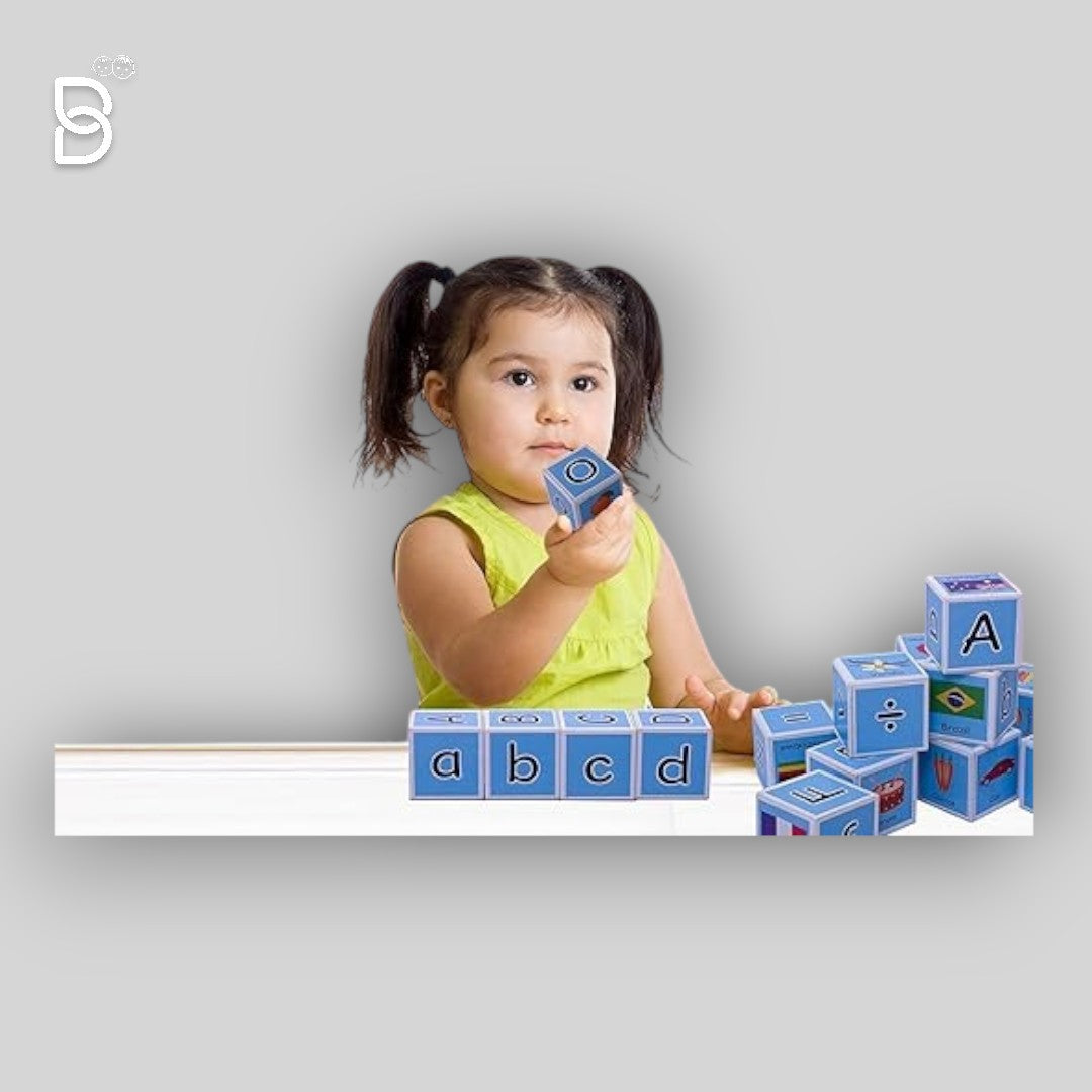 FUNSKOOL - MY FIRST BLOCK, LEARNING ACITVITY, MOTOR SKILLS, LEARN LETTERS AND NUMBERS.