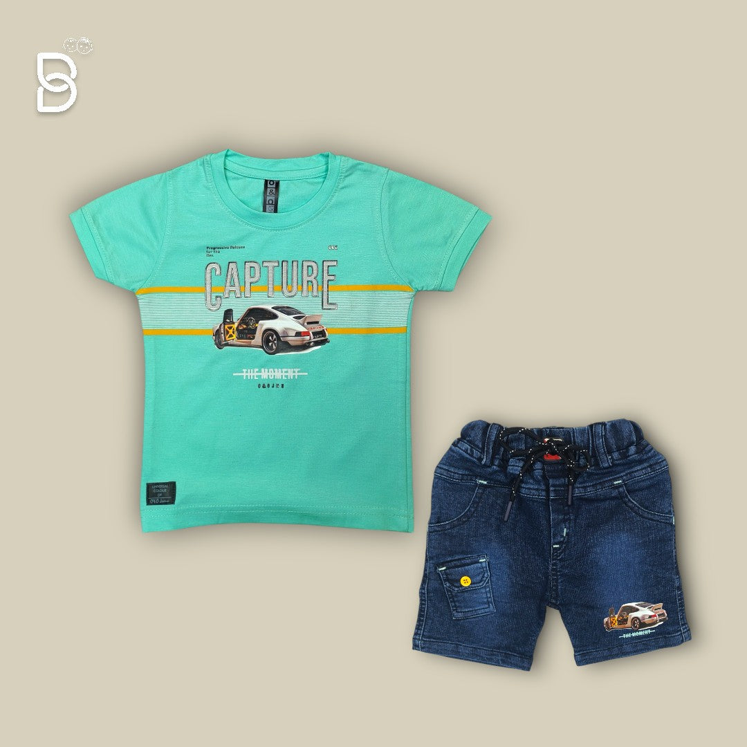 NEW BORN T-SHIRT AND NICKER - O&O