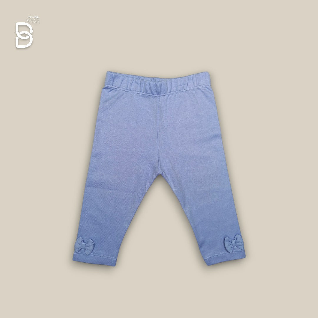 NEW BORN COTTON FROCK PANT PURPLE