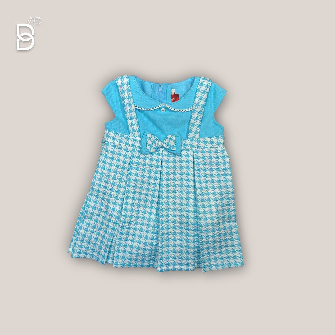 NEW BORN BABY FROCK BLUE - JILAX
