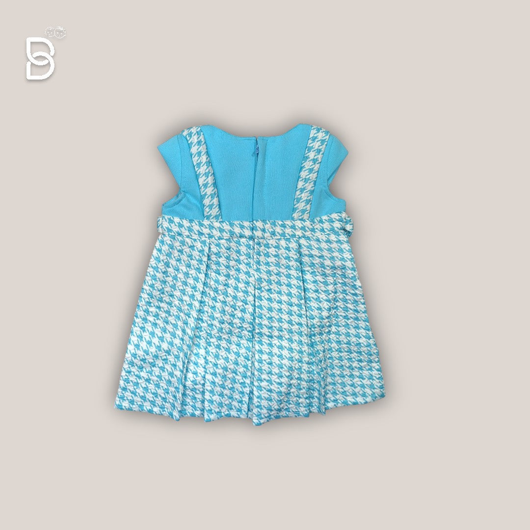NEW BORN BABY FROCK BLUE - JILAX