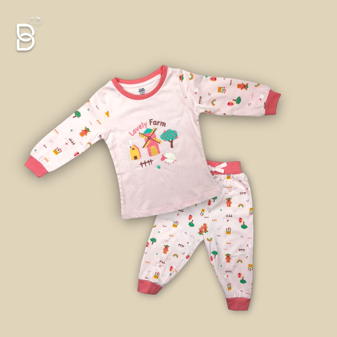 NEW BORN COTTON NIGHT SUIT