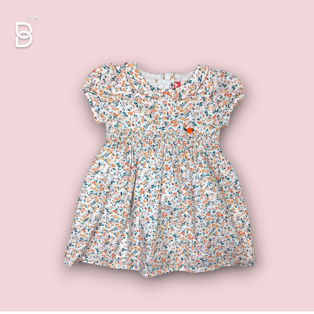 NEW BORN BABY FROCK MULTICOLOR- JILAX