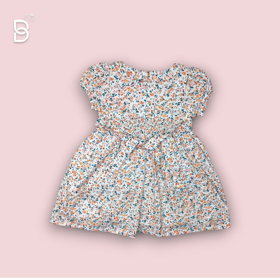NEW BORN BABY FROCK MULTICOLOR- JILAX