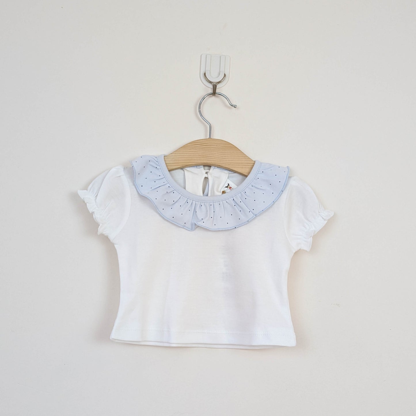 Baby Girl 2-Piece "Sweet Home" Bunny Pinafore Dress Set
