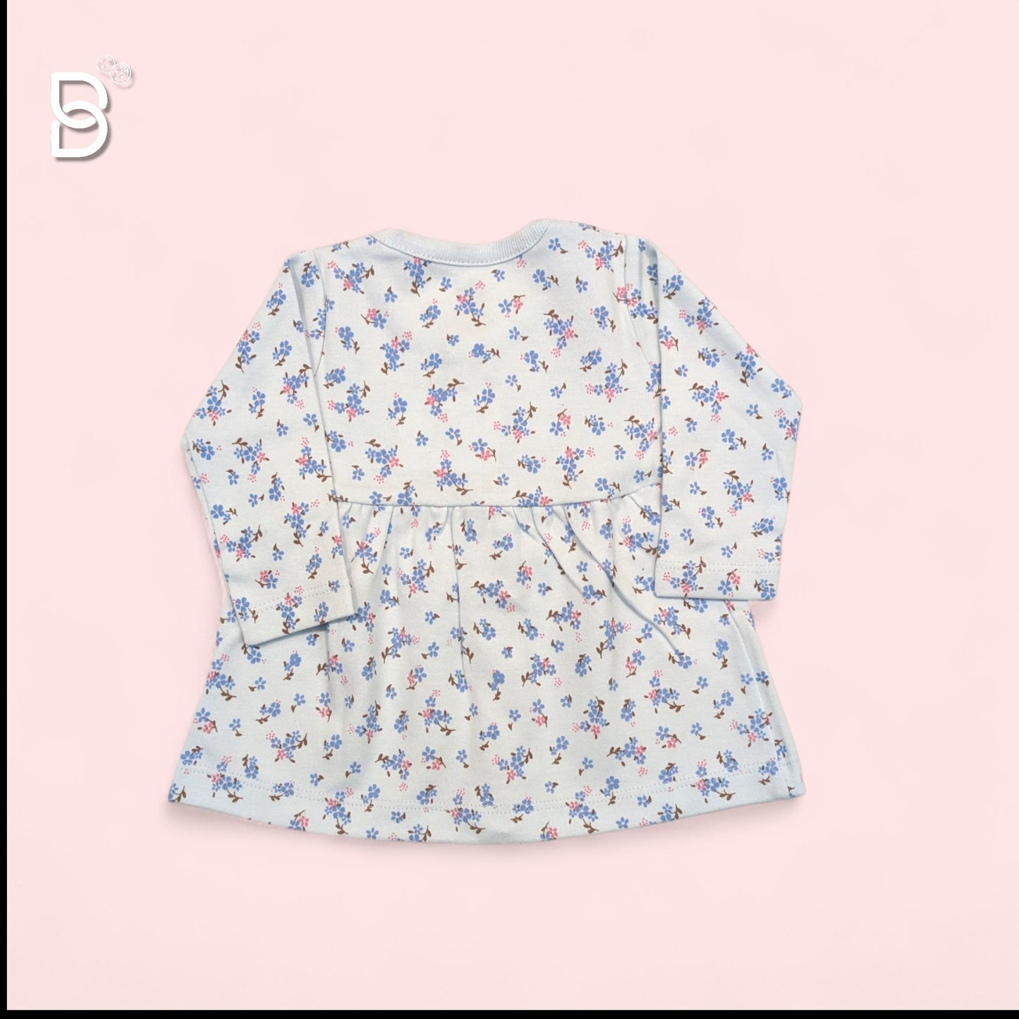 NEWORN FROCK-BLUE