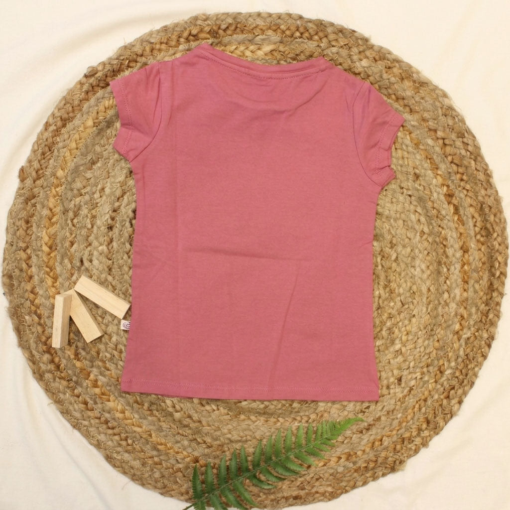 New Born Girls Tee-Dusty Rose