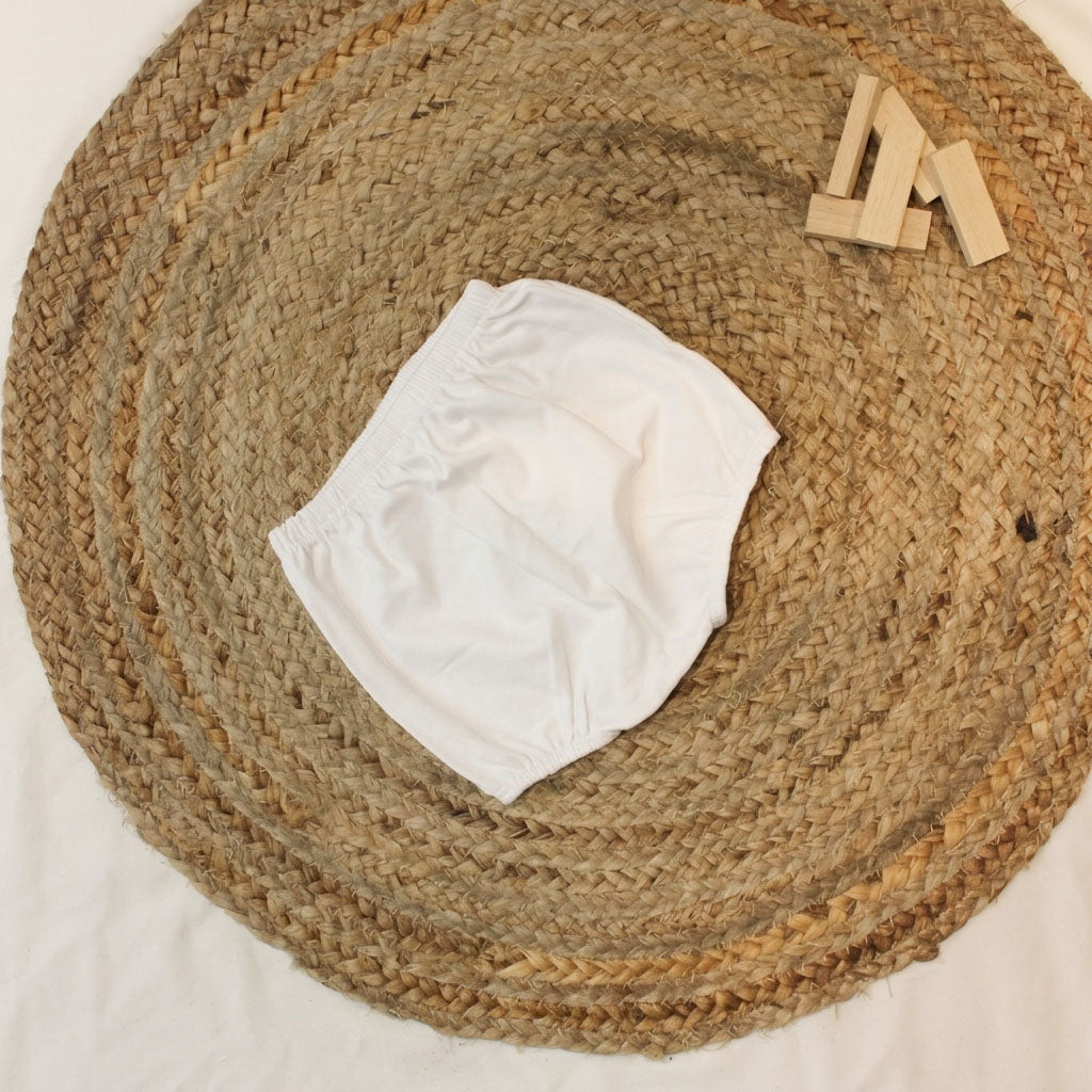 New Born Frocks-White