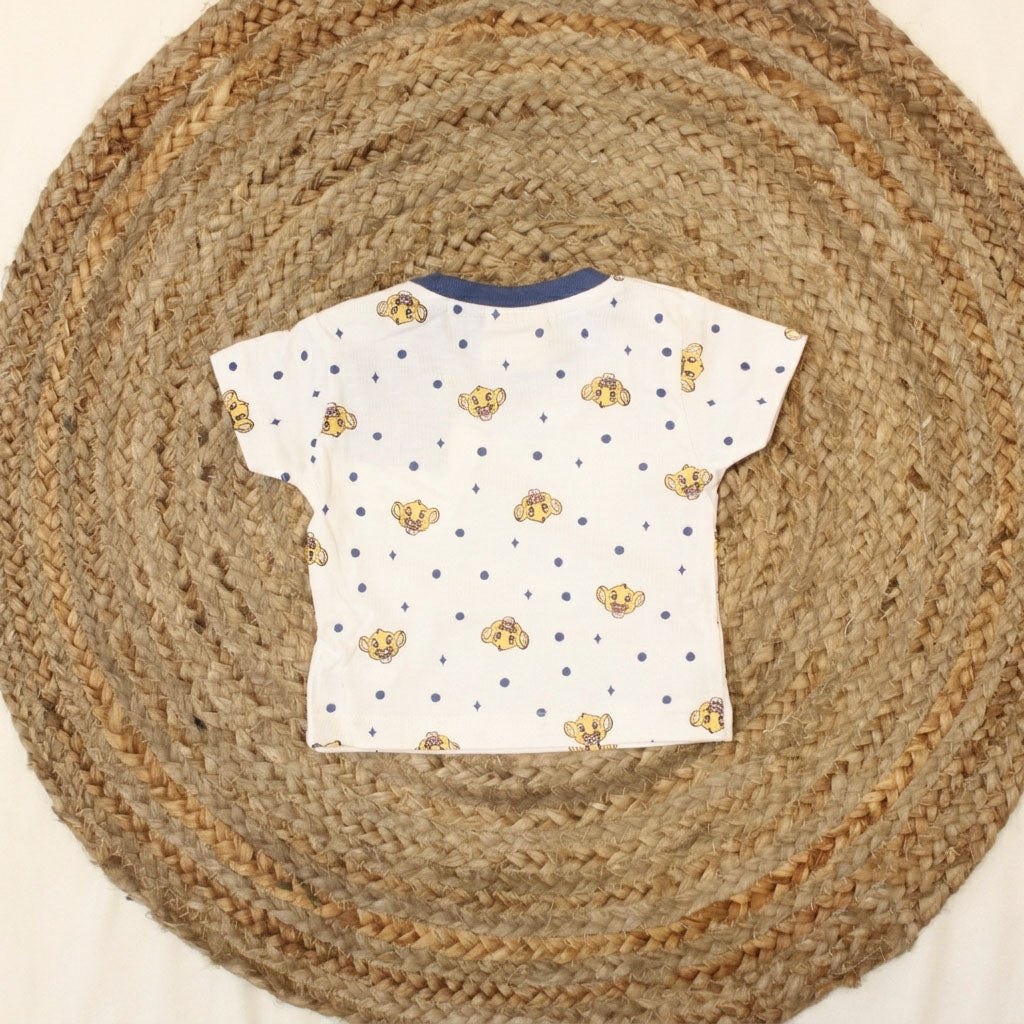 New born casual wear two piece set blue