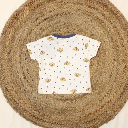 New born casual wear two piece set blue
