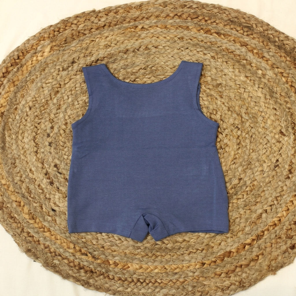 New born casual wear two piece set blue